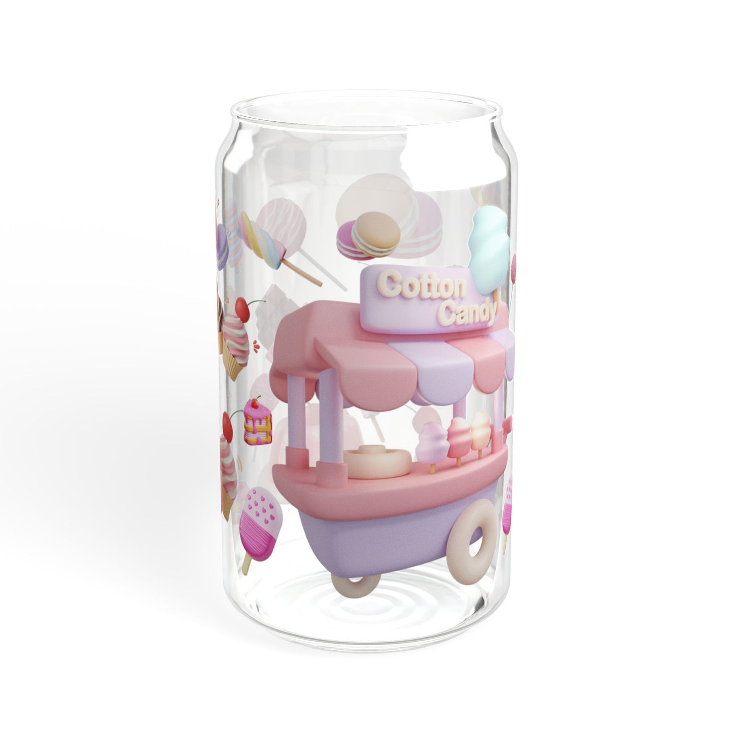 Sip & Smile 16oz Fun Colorful Sipper Glass Playful | Reusable | Family-Friendly | Perfect for Every Occasion