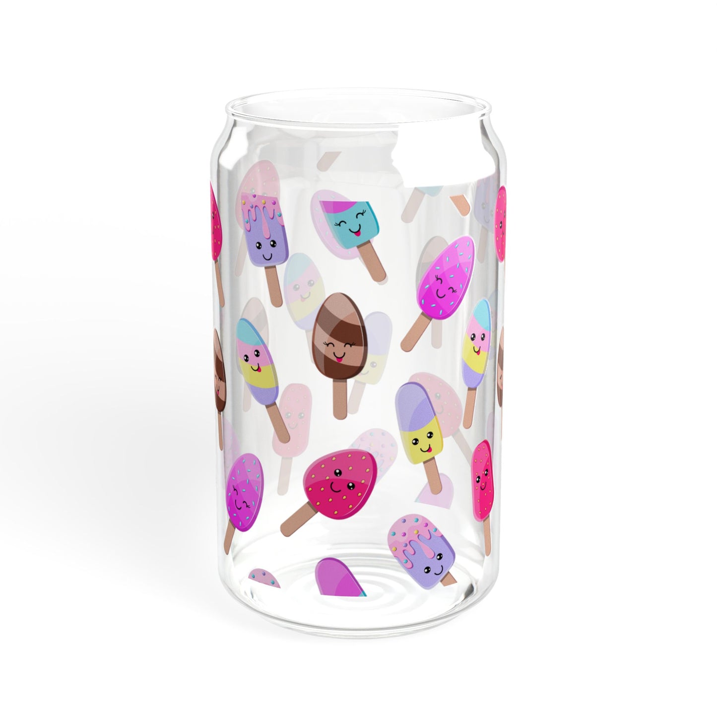 Scoop & Sip 16oz Ice Cream Sipper Glass Colorful | Reusable | Party-Ready | Perfect for Summer Fun