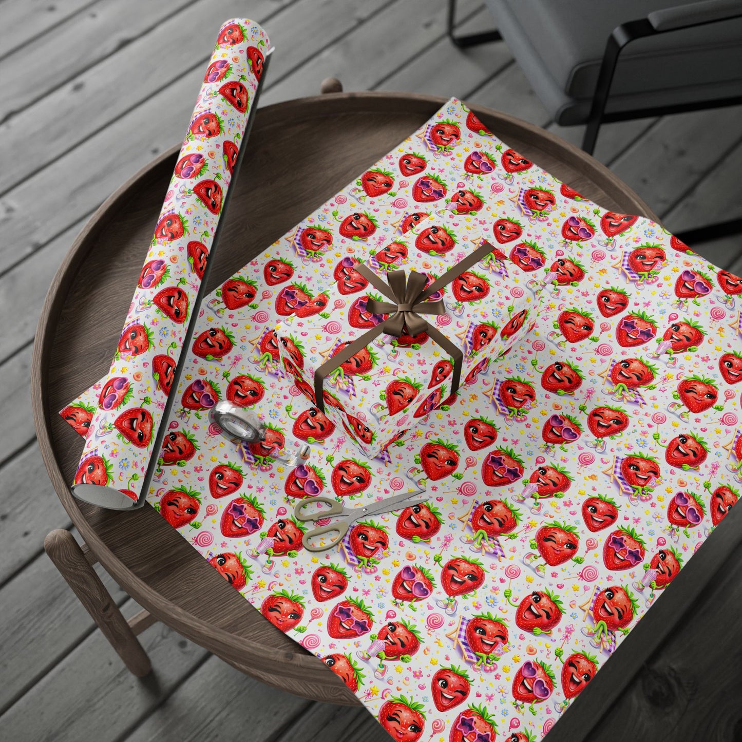 Strawberry Delight Wrapping Paper
