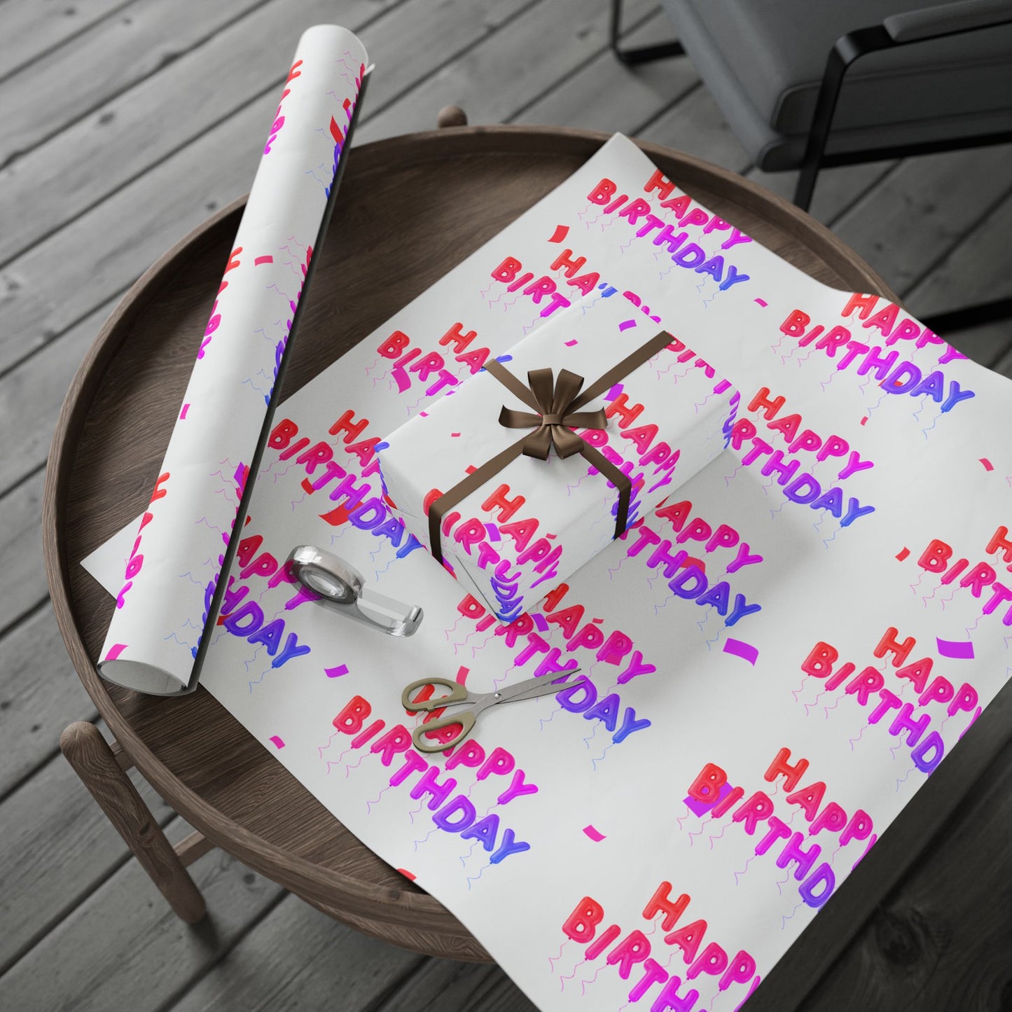 Bright Birthday Wrapping Paper