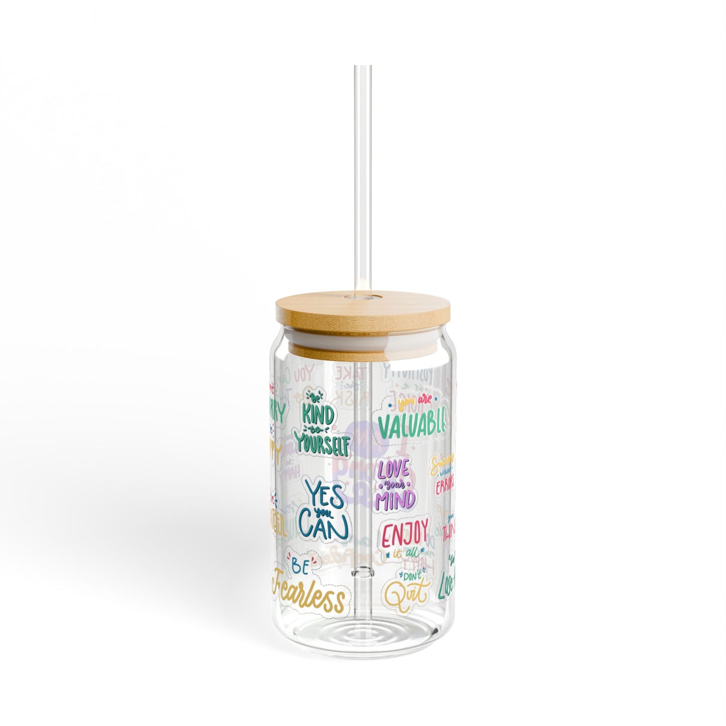 You Got This 16oz Motivational Sipper Glass Inspiring | Reusable | Stylish | Perfect for Daily Encouragement
