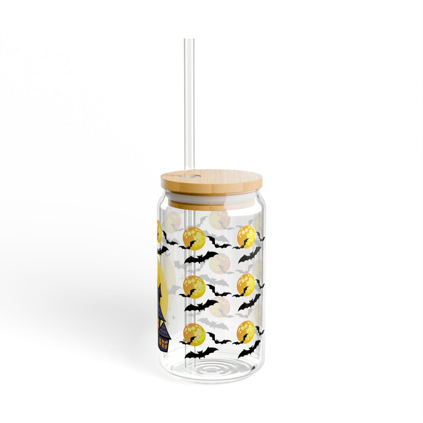 Spooky Sips 16oz Halloween Themed Sipper Glass Festive | Fun | Family-Friendly | Perfect for Fall Celebrations