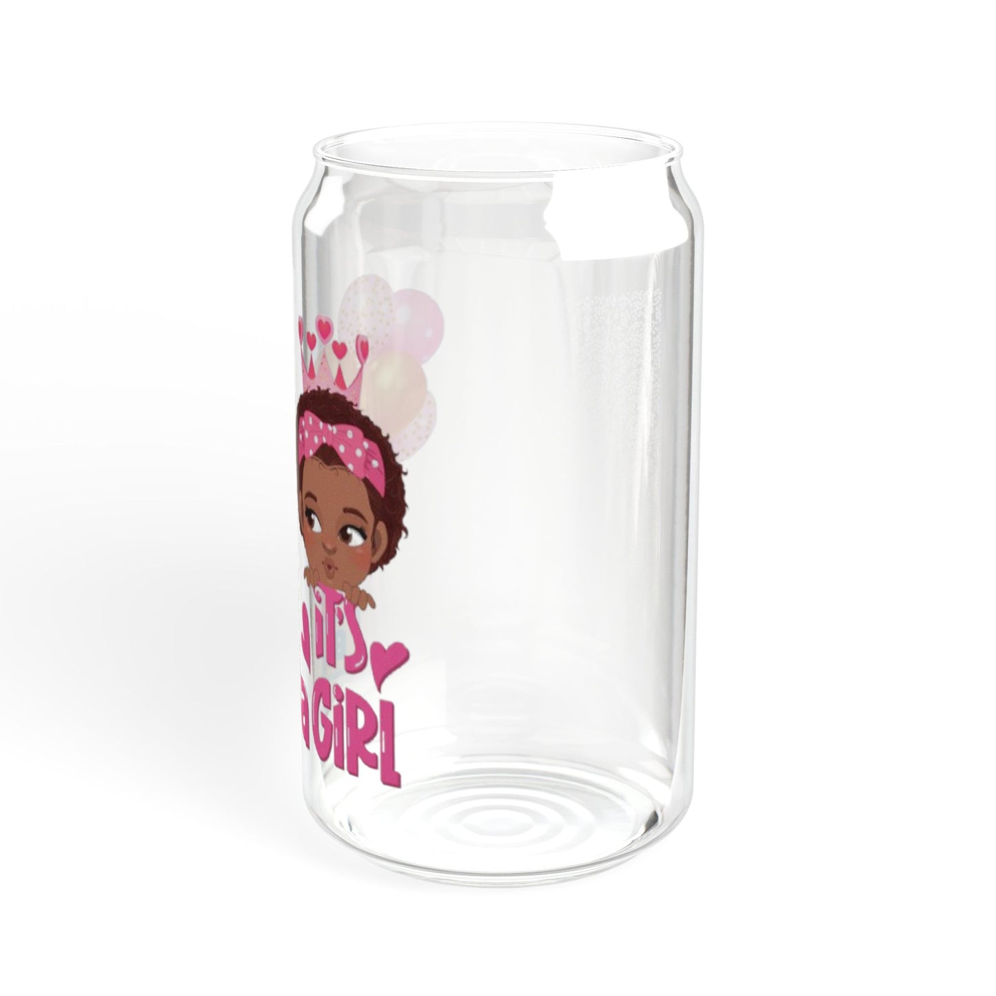 It’s a Girl Glass Glass 16oz