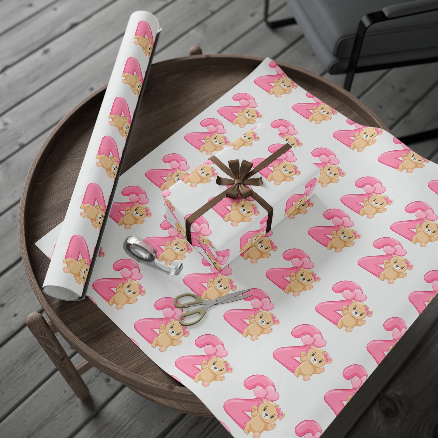 Happy Second Birthday Wrapping Paper Cute Gift Wrap for Kids