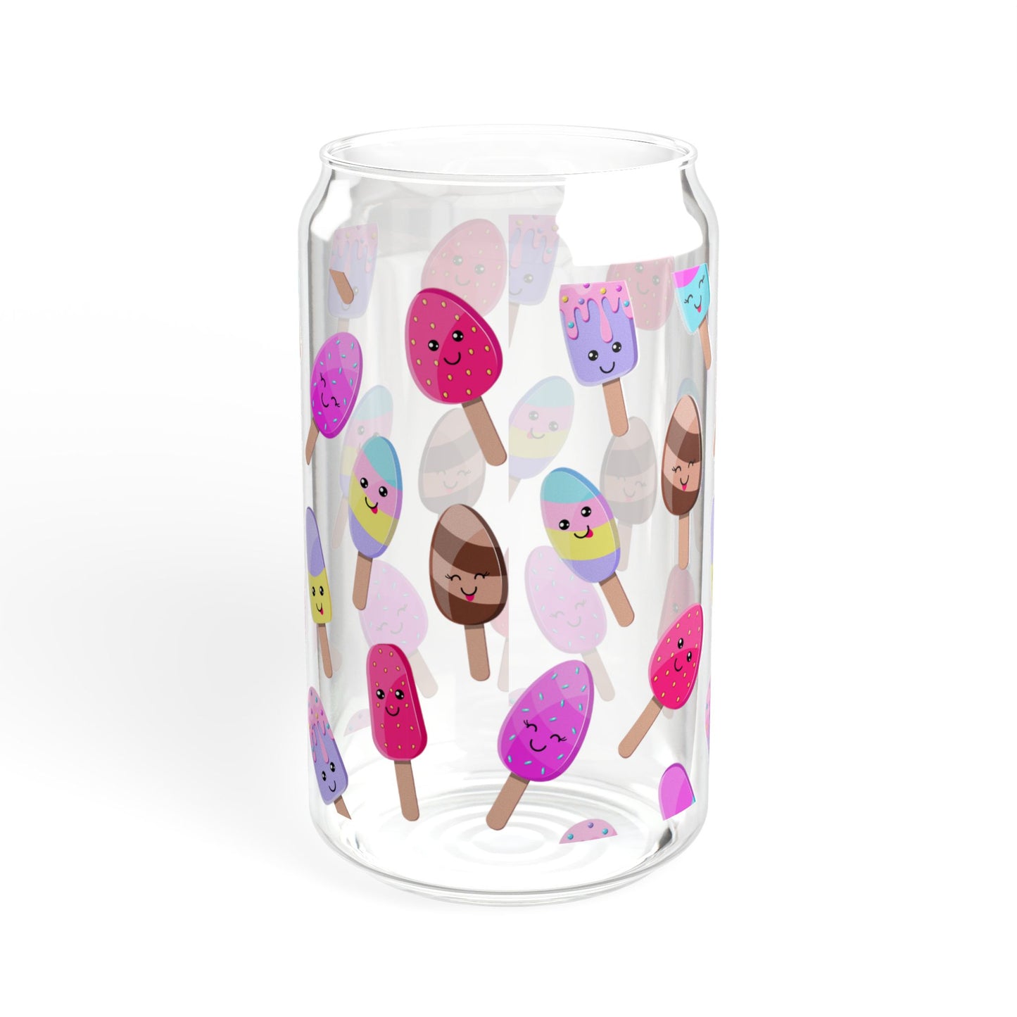 Scoop & Sip 16oz Ice Cream Sipper Glass Colorful | Reusable | Party-Ready | Perfect for Summer Fun