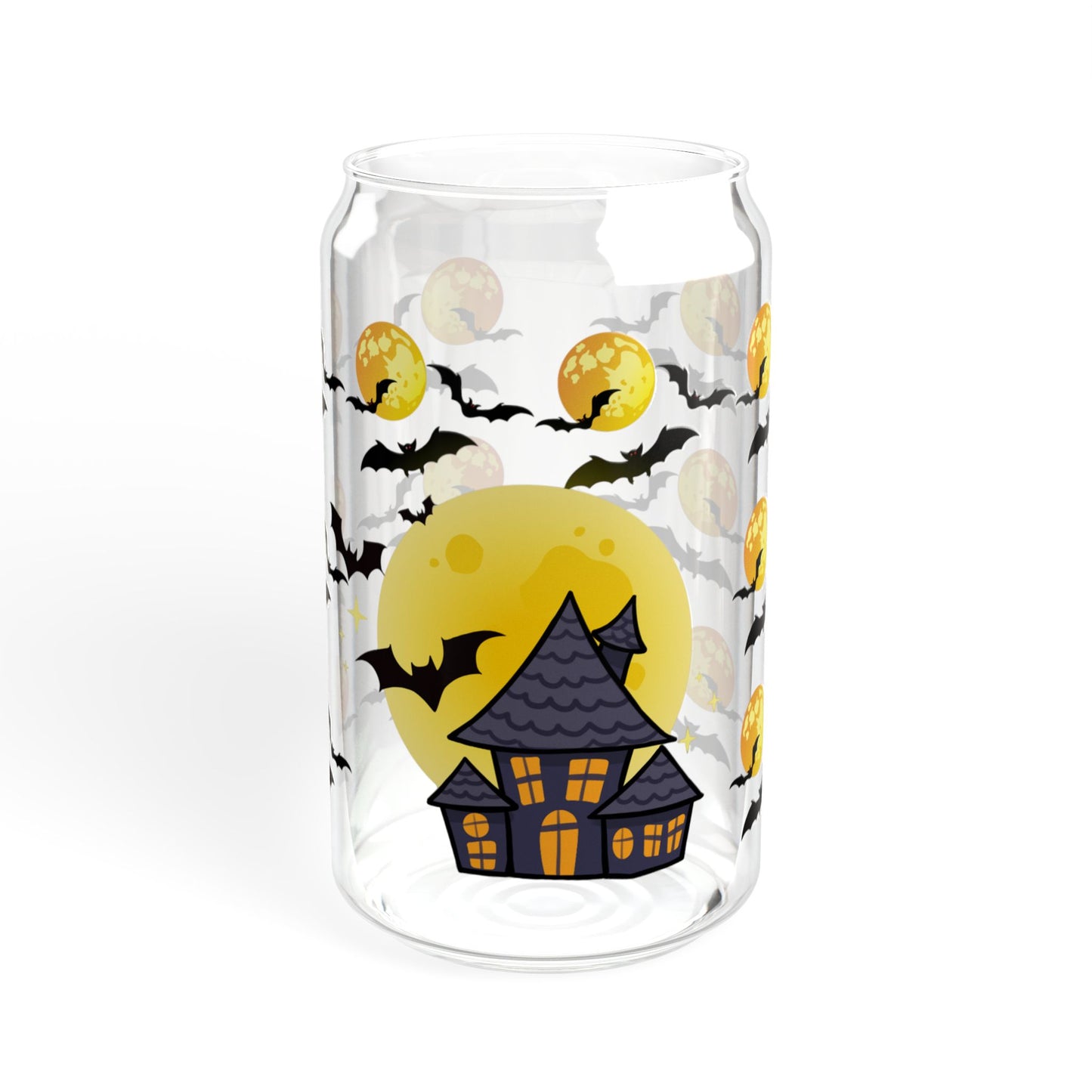 Spooky Sips 16oz Halloween Themed Sipper Glass Festive | Fun | Family-Friendly | Perfect for Fall Celebrations