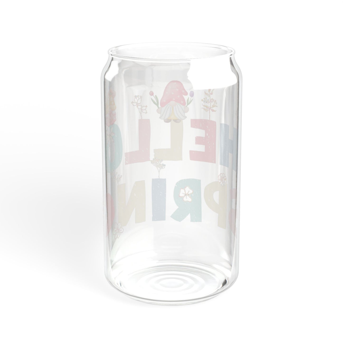 Spring Bloom 16oz Sipper Glass Fresh | Reusable | Eco-Friendly | Perfect for Spring Celebrations