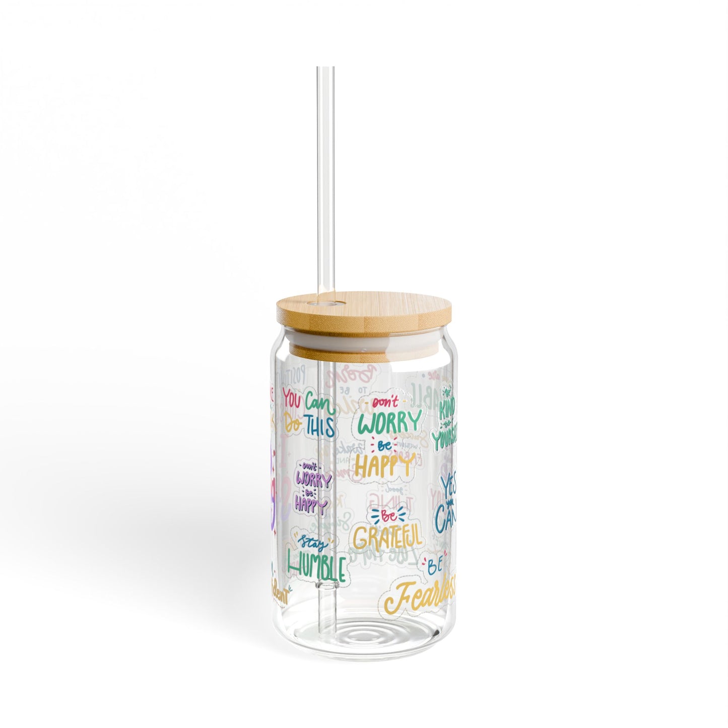 You Got This 16oz Motivational Sipper Glass Inspiring | Reusable | Stylish | Perfect for Daily Encouragement