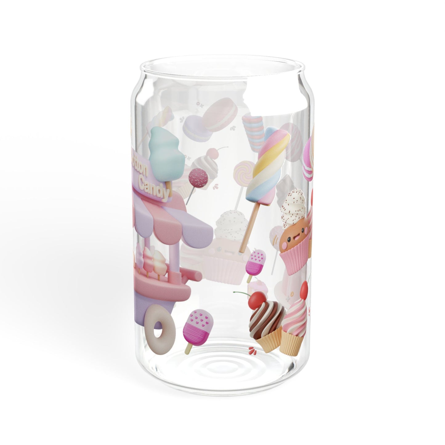 Sip & Smile 16oz Fun Colorful Sipper Glass Playful | Reusable | Family-Friendly | Perfect for Every Occasion