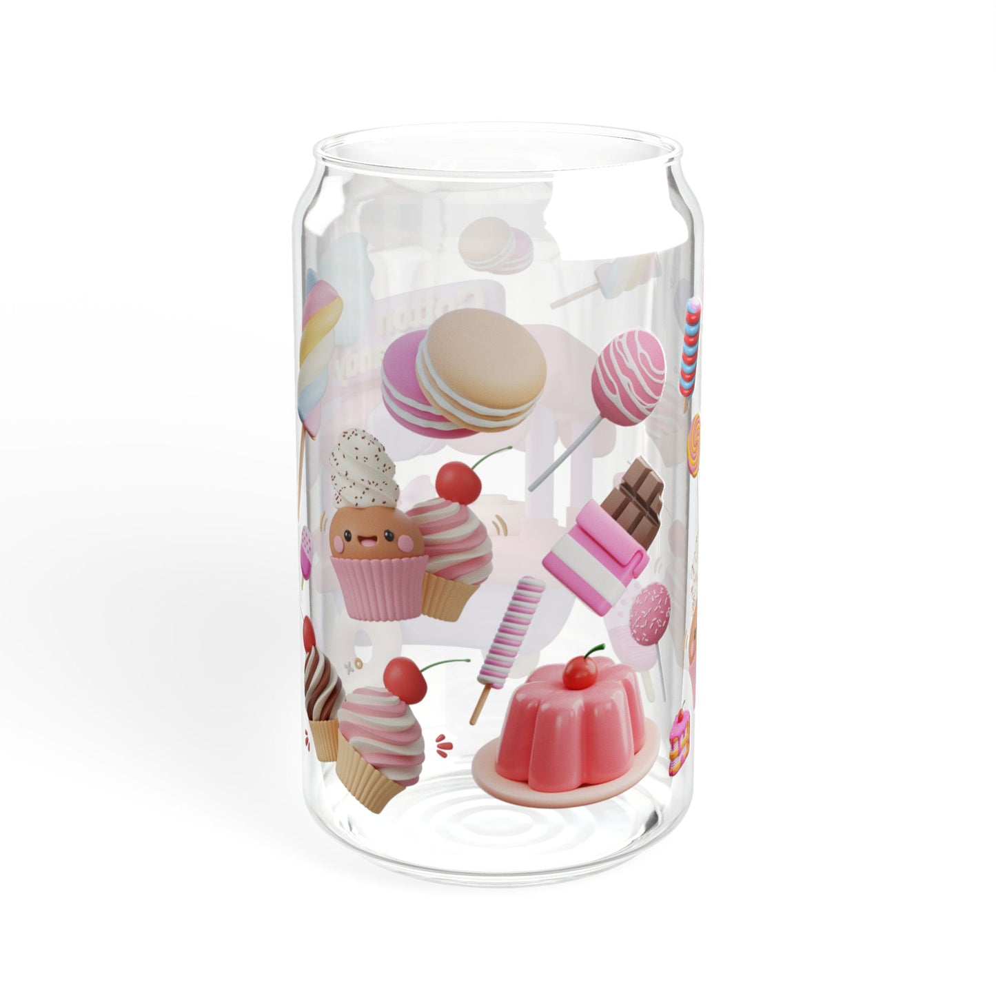 Sip & Smile 16oz Fun Colorful Sipper Glass Playful | Reusable | Family-Friendly | Perfect for Every Occasion