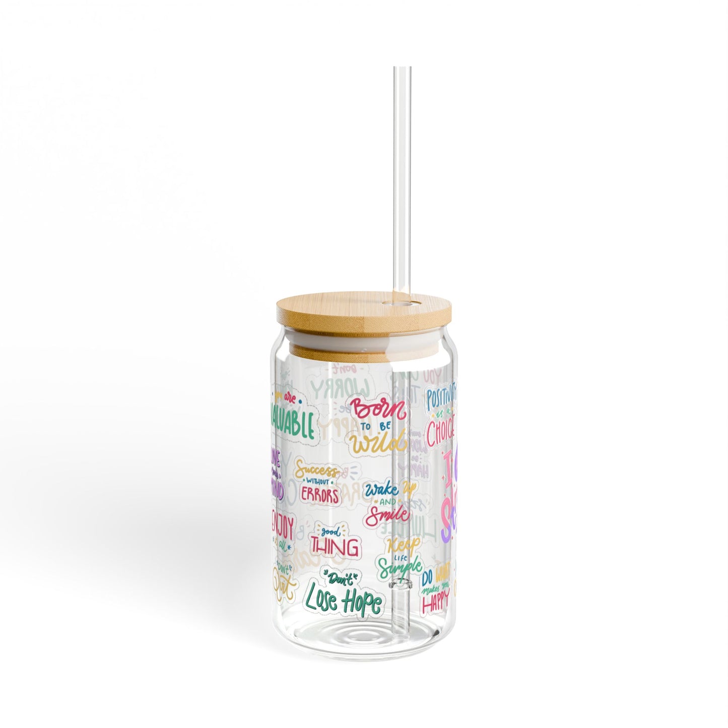 You Got This 16oz Motivational Sipper Glass Inspiring | Reusable | Stylish | Perfect for Daily Encouragement