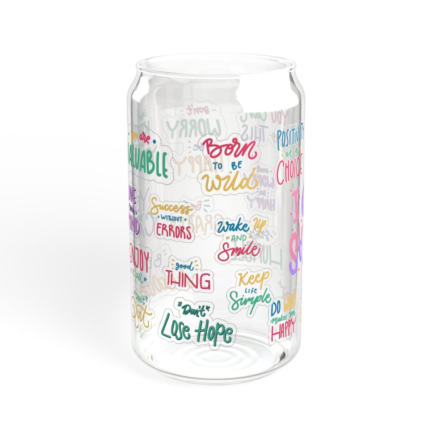 You Got This 16oz Motivational Sipper Glass Inspiring | Reusable | Stylish | Perfect for Daily Encouragement