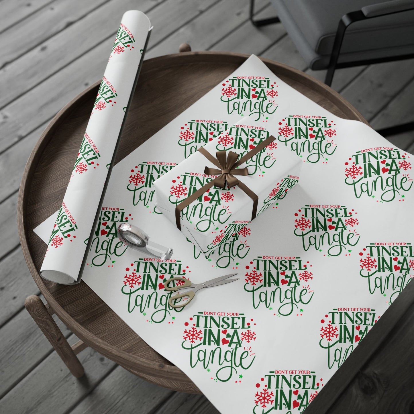 Festive Wrapping Paper Seasonal Gift Wrap for Holidays and Celebrations