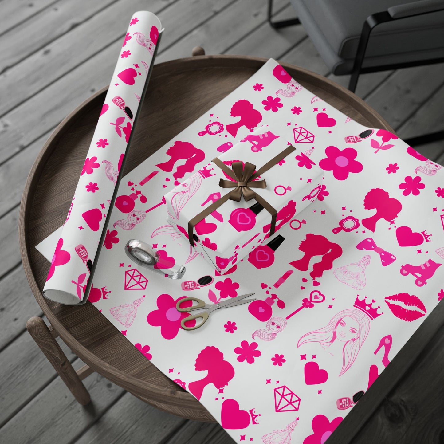 Girly Glow Wrapping Paper