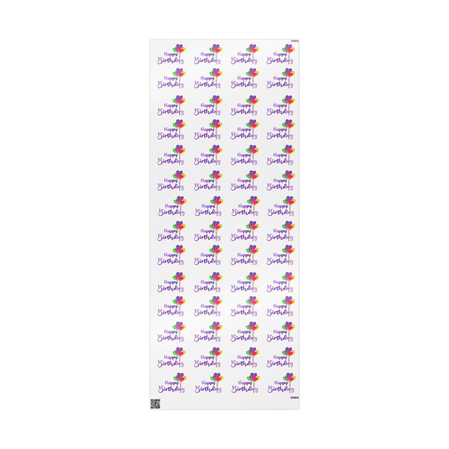 Colorful Birthday Wrapping Paper, Festive Gift Wrap, Party Supplies, Celebration Decor, Gift-Giving Essential, Joyful Occasion