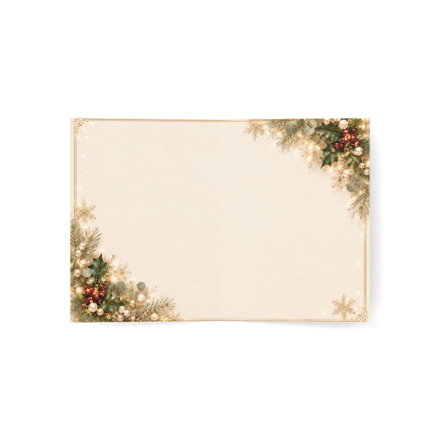 Elegant Holiday Wishes Greeting Card