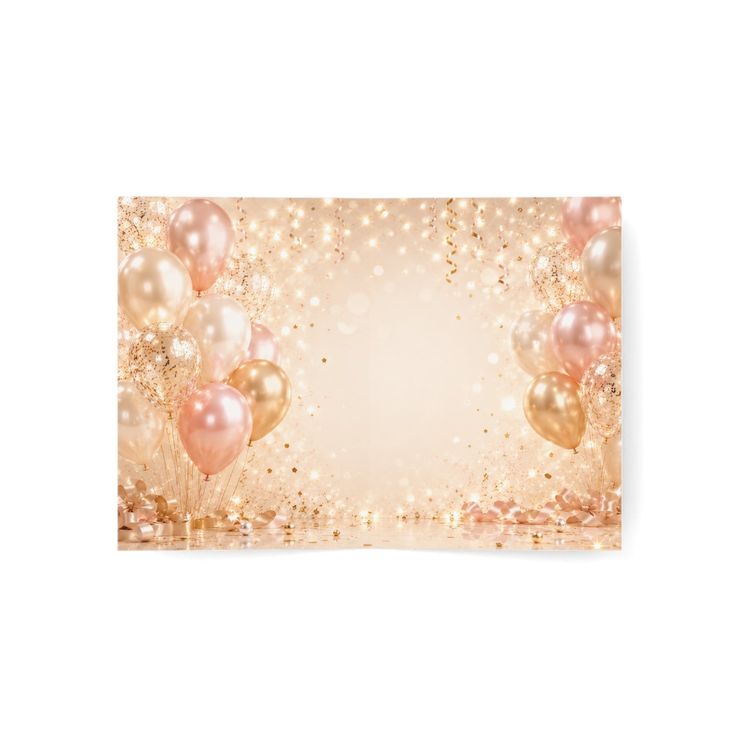 Champagne Celebration Luxury Birthday Greeting Card