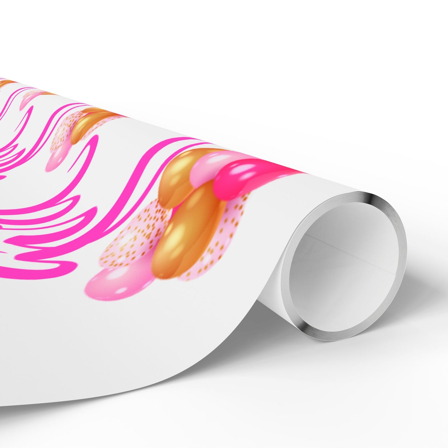 Baby Shower Wrapping Paper Floral Gift Wrap for Celebrations