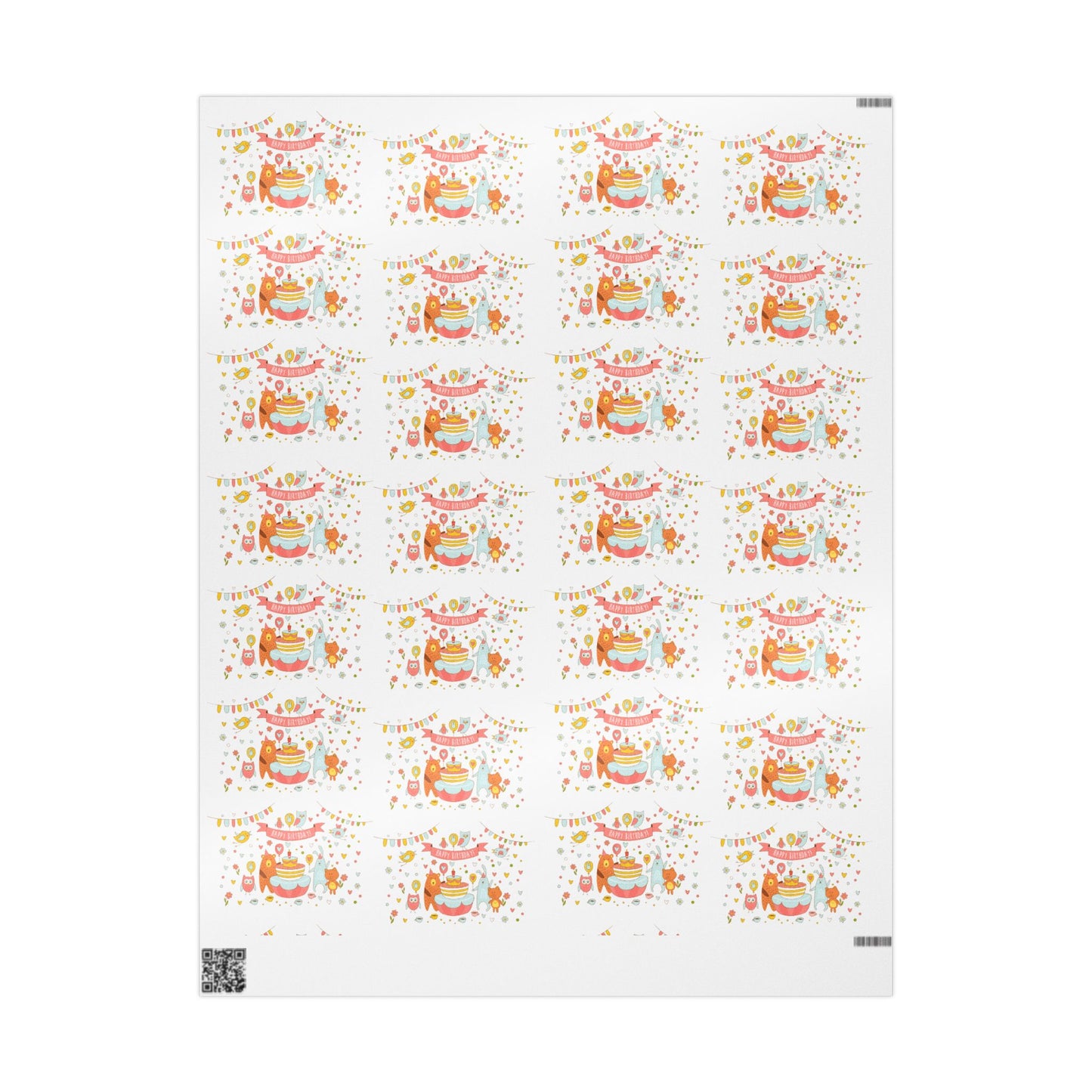 Animals Wrapping Paper Fun Gift Wrap for Birthdays and Celebrations
