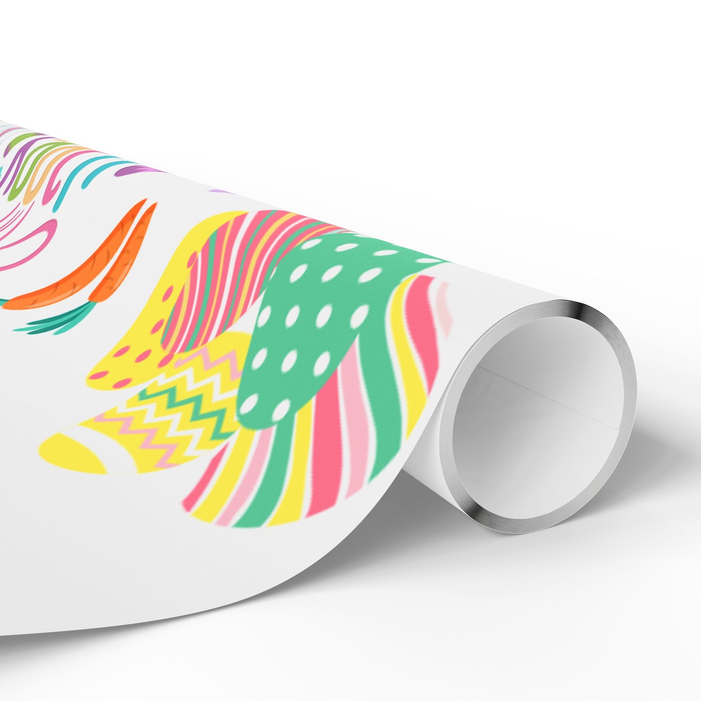 Happy Easter Bunny Wrapping Paper – Floral Spring Gift Wrap