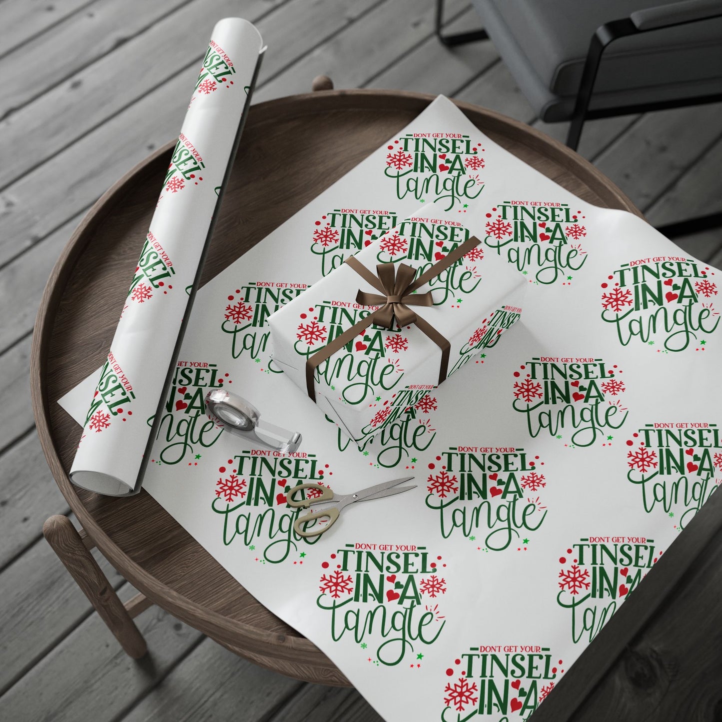 Festive Wrapping Paper Seasonal Gift Wrap for Holidays and Celebrations
