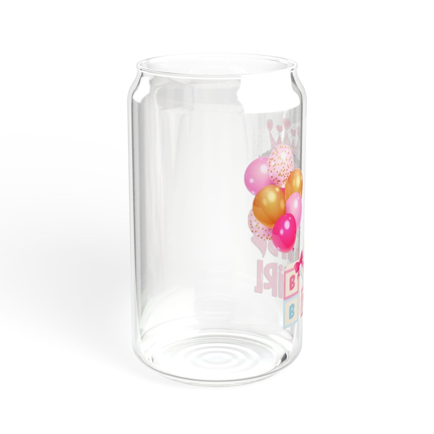 It’s a Girl Glass Glass 16oz