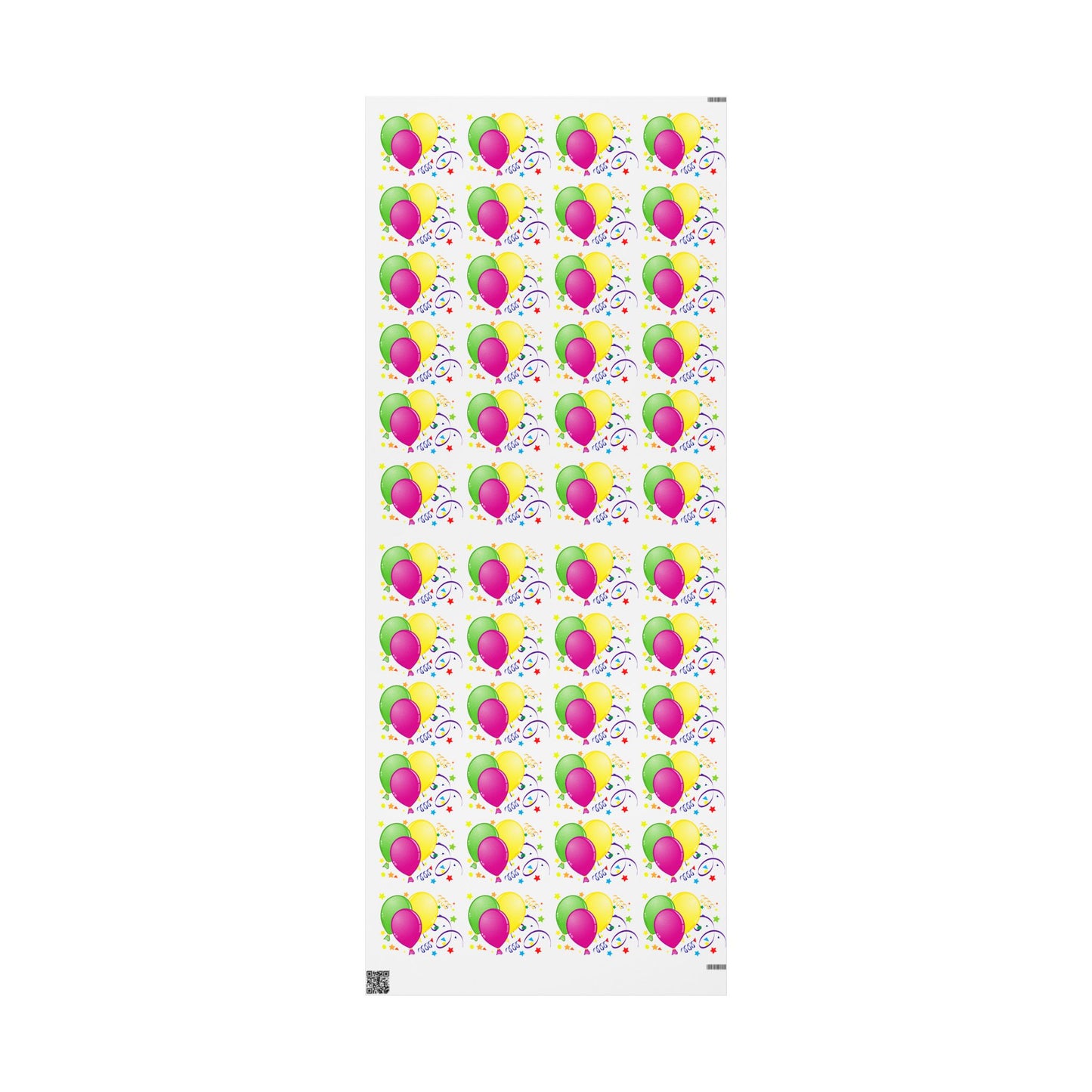 Colorful Balloons Wrapping Paper Party Gift Wrap Sheets