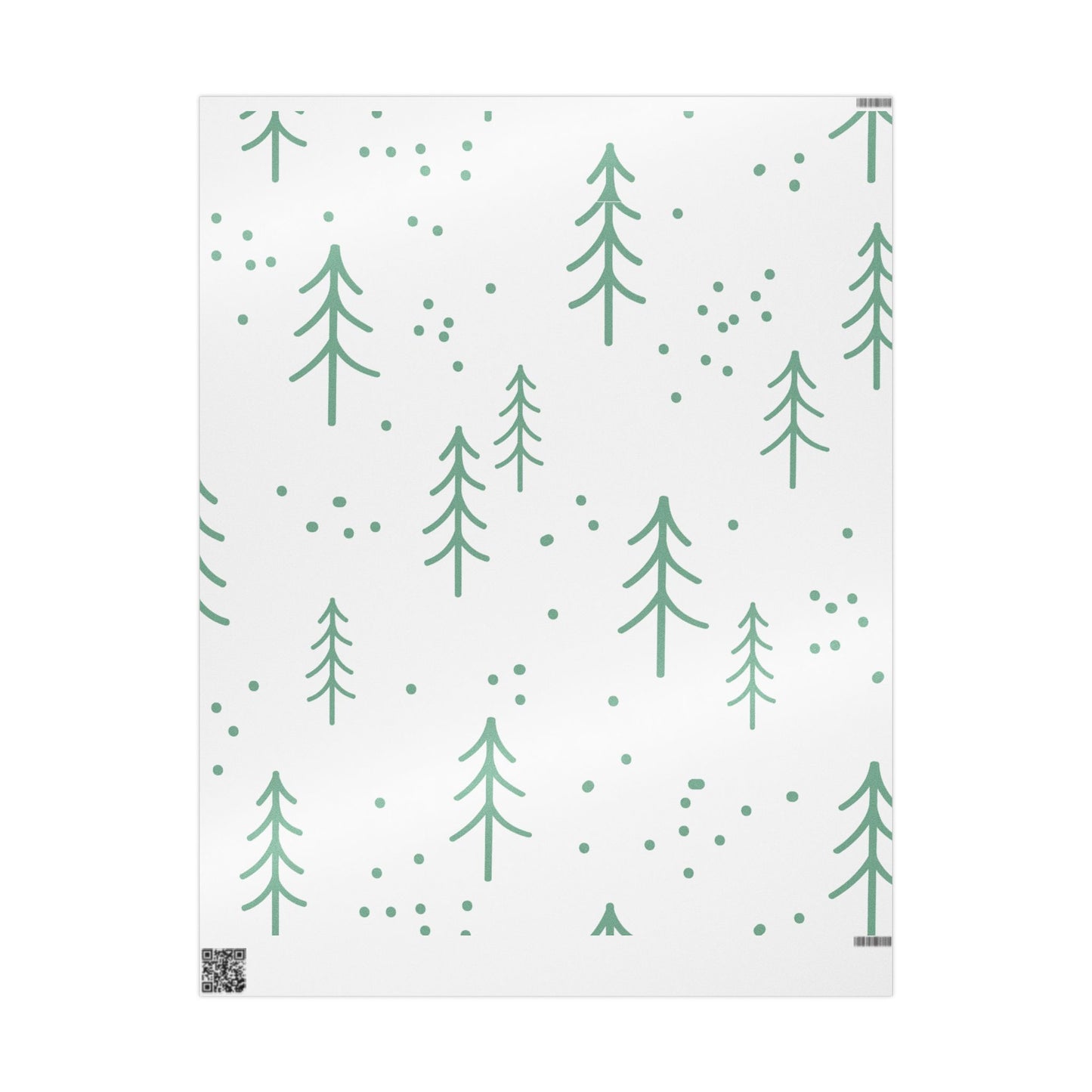 Christmas Tree Wrapping Paper Festive Holiday Gift Wrap