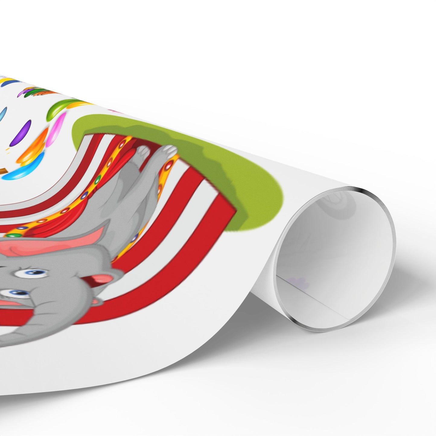 Clown Birthday Wrapping Paper Colorful Gift Wrap for Parties