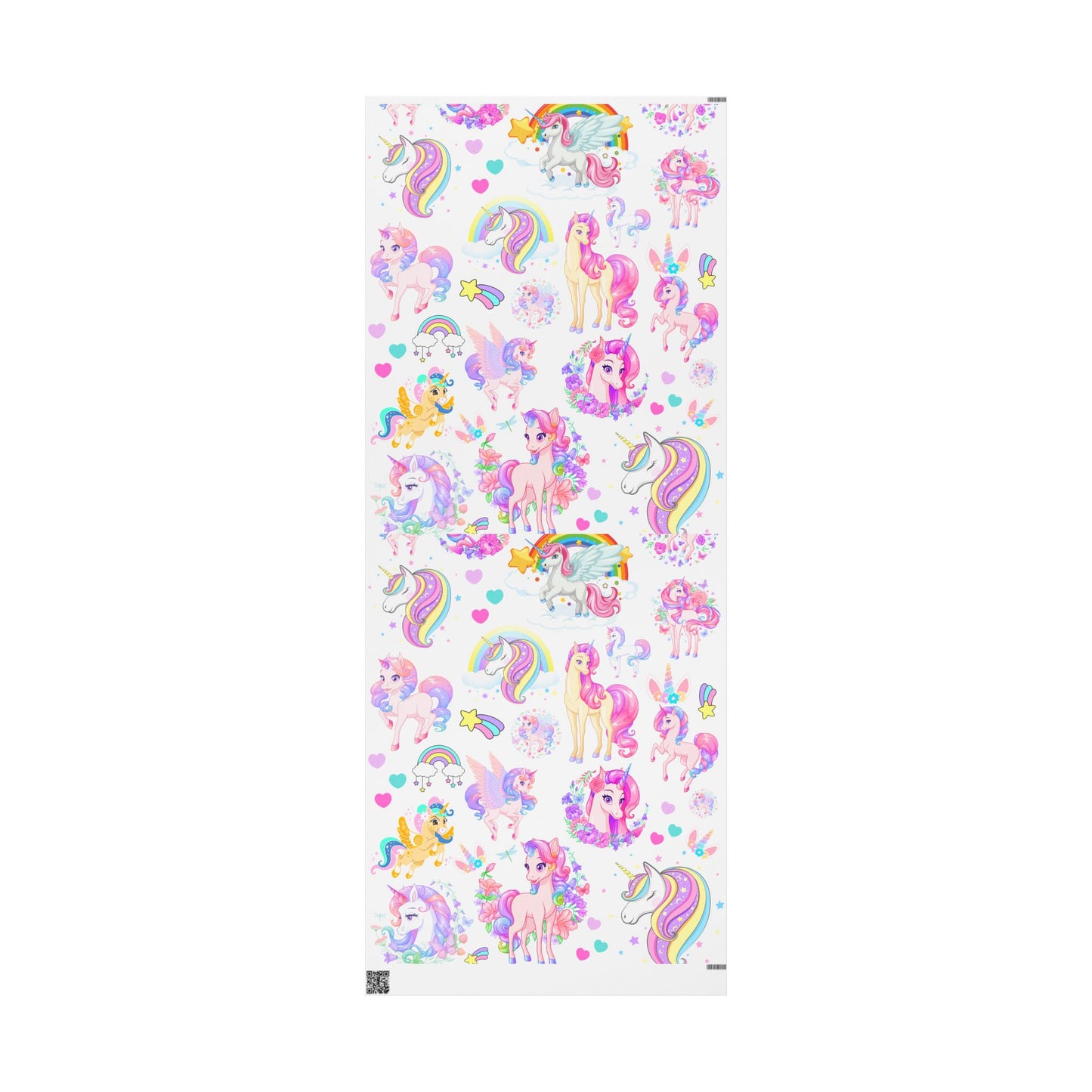 Colorful Horse Wrapping Paper Bright Gift Wrap for Celebrations