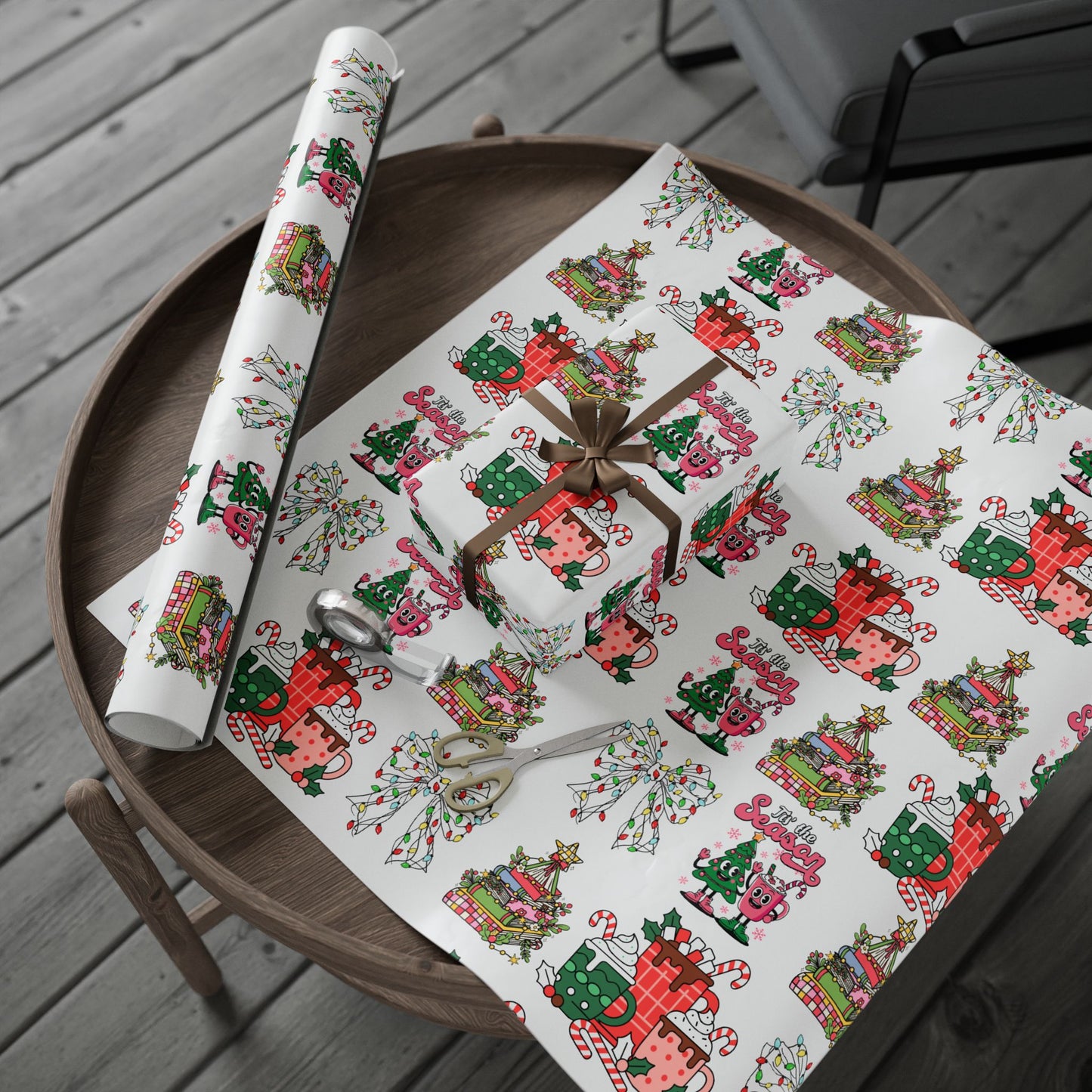 Classic Christmas Wrapping Paper – Festive Gift Wrap Sheets