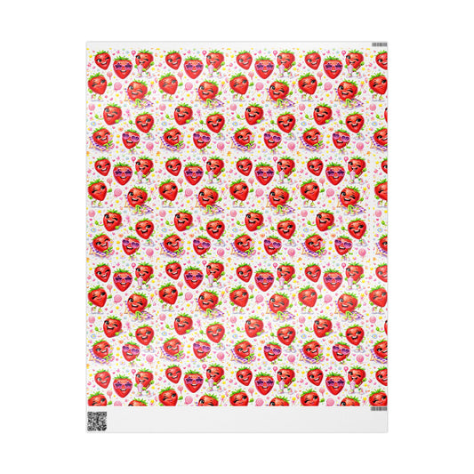 Strawberry Delight Wrapping Paper