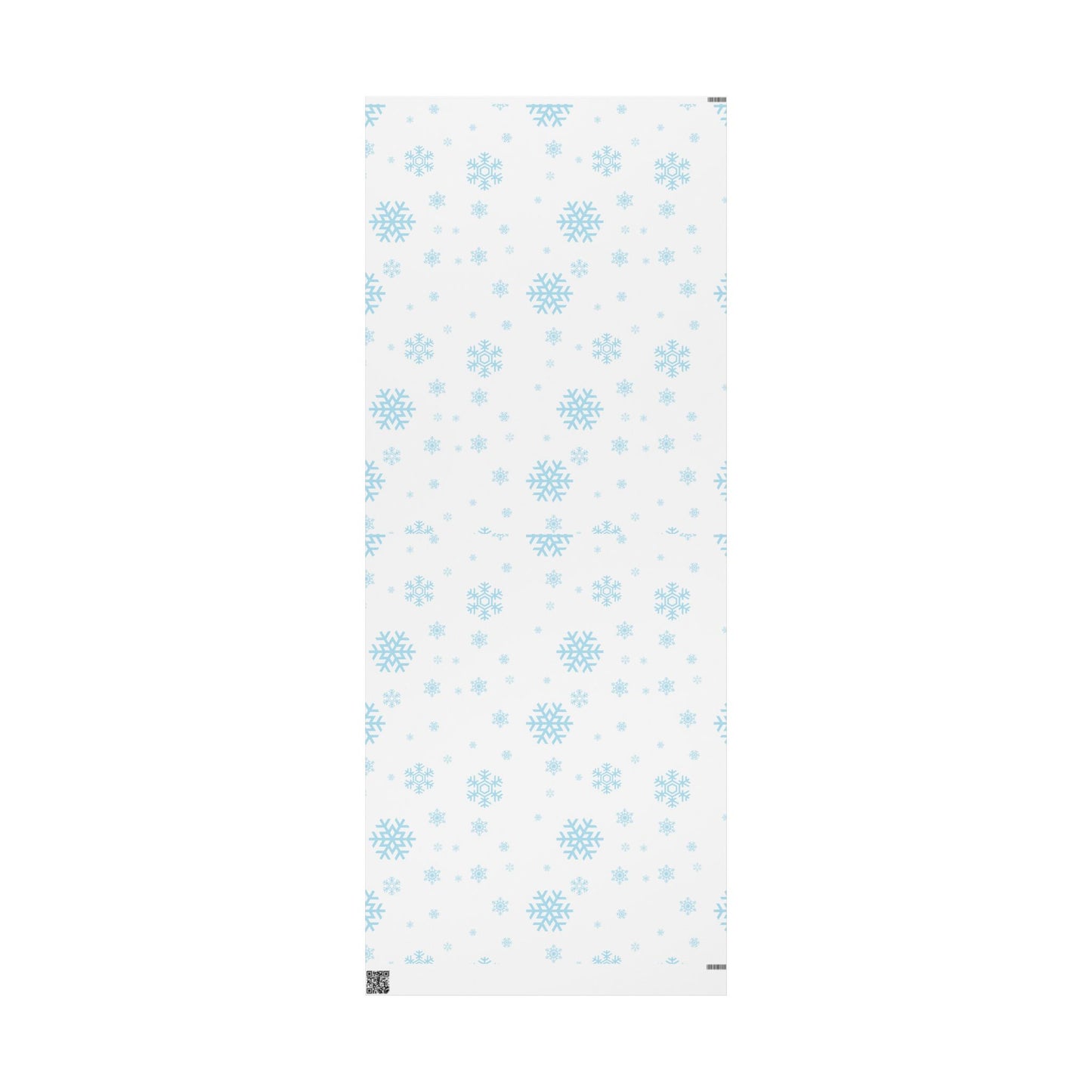 Blue Snowflake Wrapping Paper