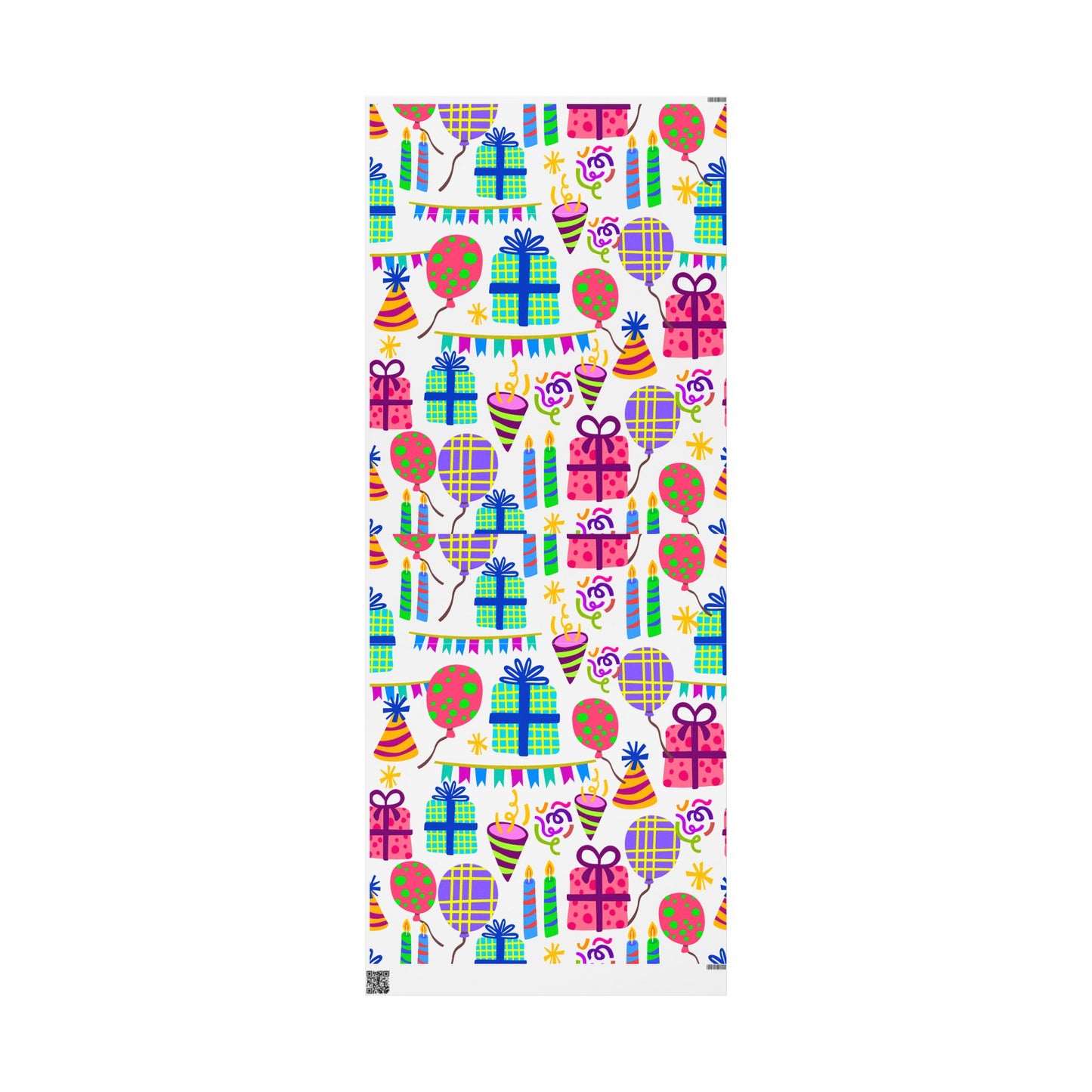 Party Birthday Wrapping Paper Festive Gift Wrap for Celebrations