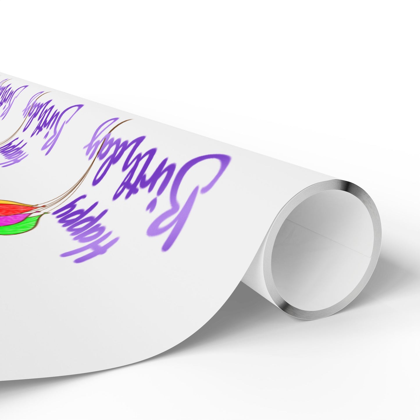 Colorful Birthday Wrapping Paper, Festive Gift Wrap, Party Supplies, Celebration Decor, Gift-Giving Essential, Joyful Occasion