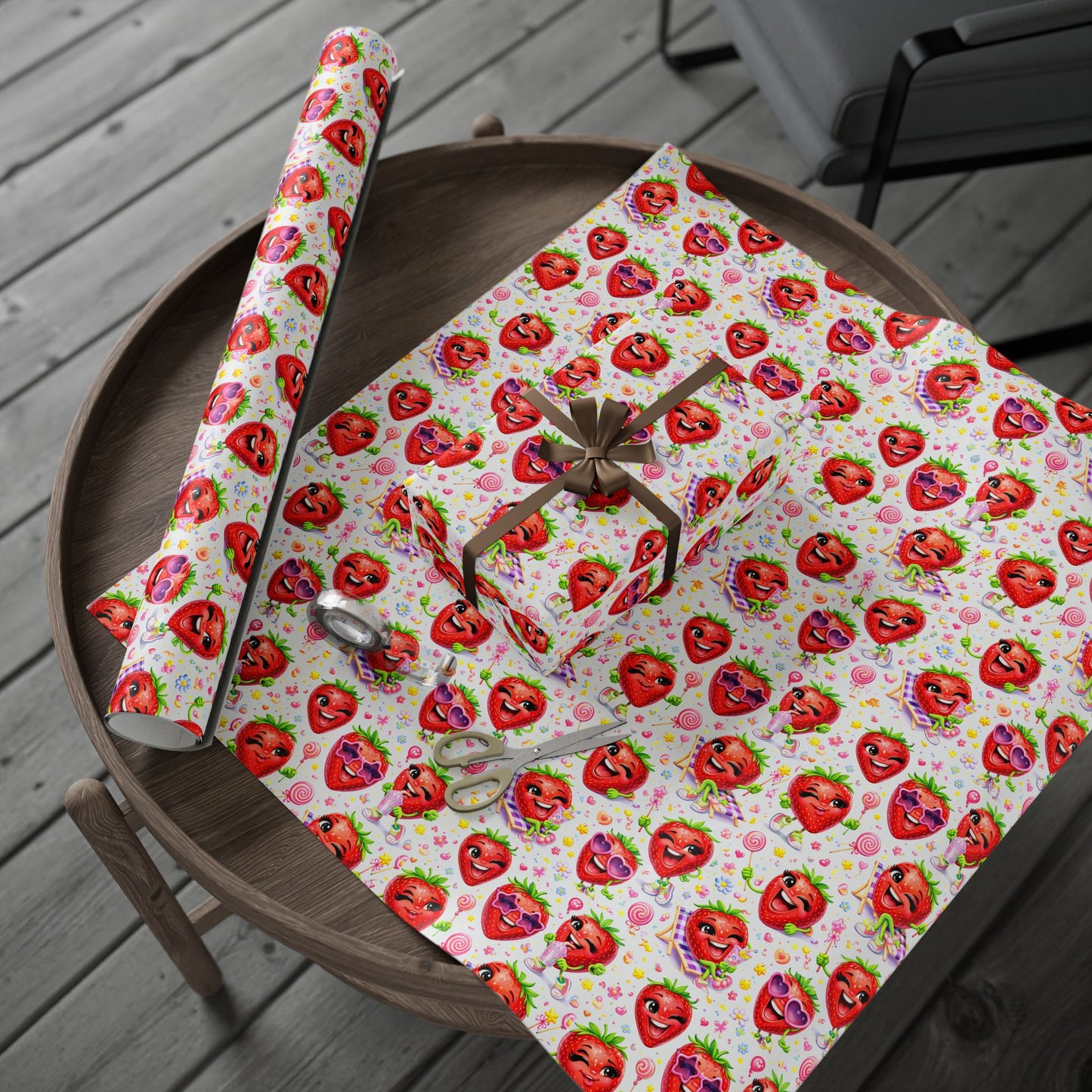 Strawberry Delight Wrapping Paper