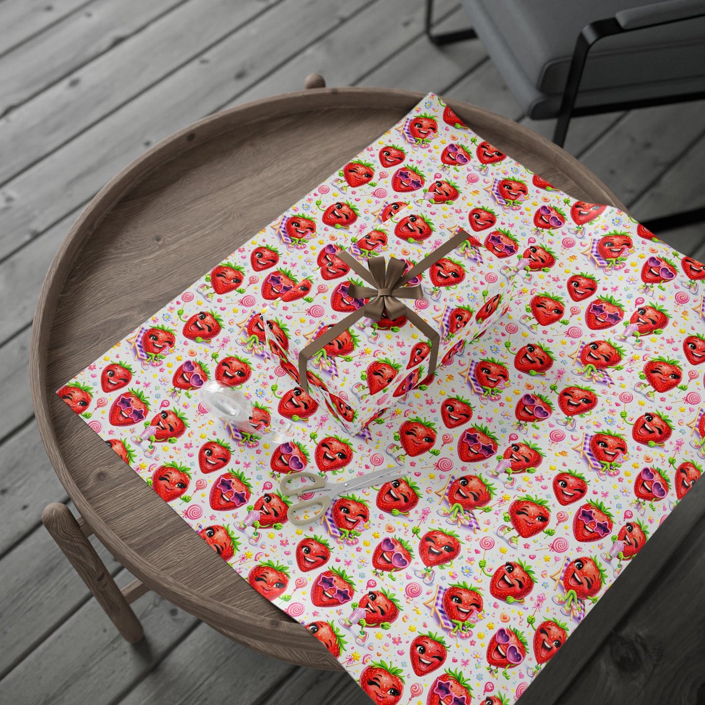 Strawberry Delight Wrapping Paper