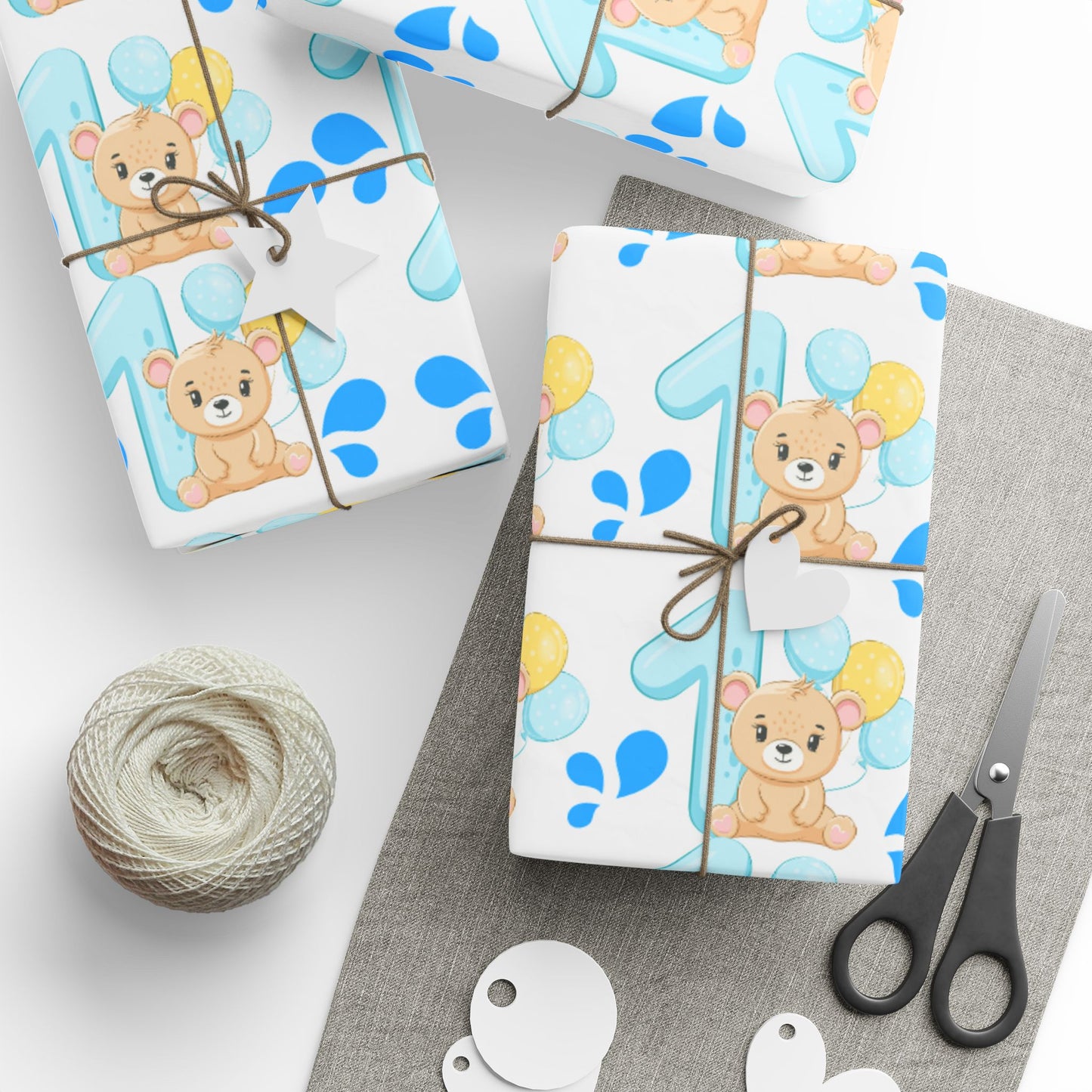 Cute Animal Wrapping Paper - Fun Gift Wrap for Birthdays, Baby Showers, Holidays, Kids Parties, and Celebrations