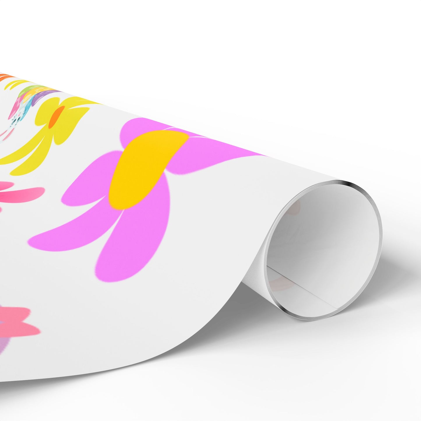 Happy Easter Bunny Wrapping Paper – Floral Spring Gift Wrap
