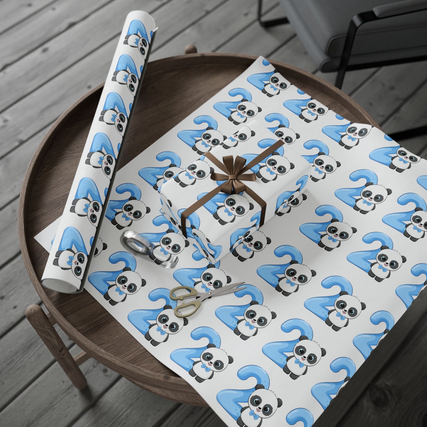 Playful Panda Wrapping Paper Cute Gift Wrap for Kids & Celebrations
