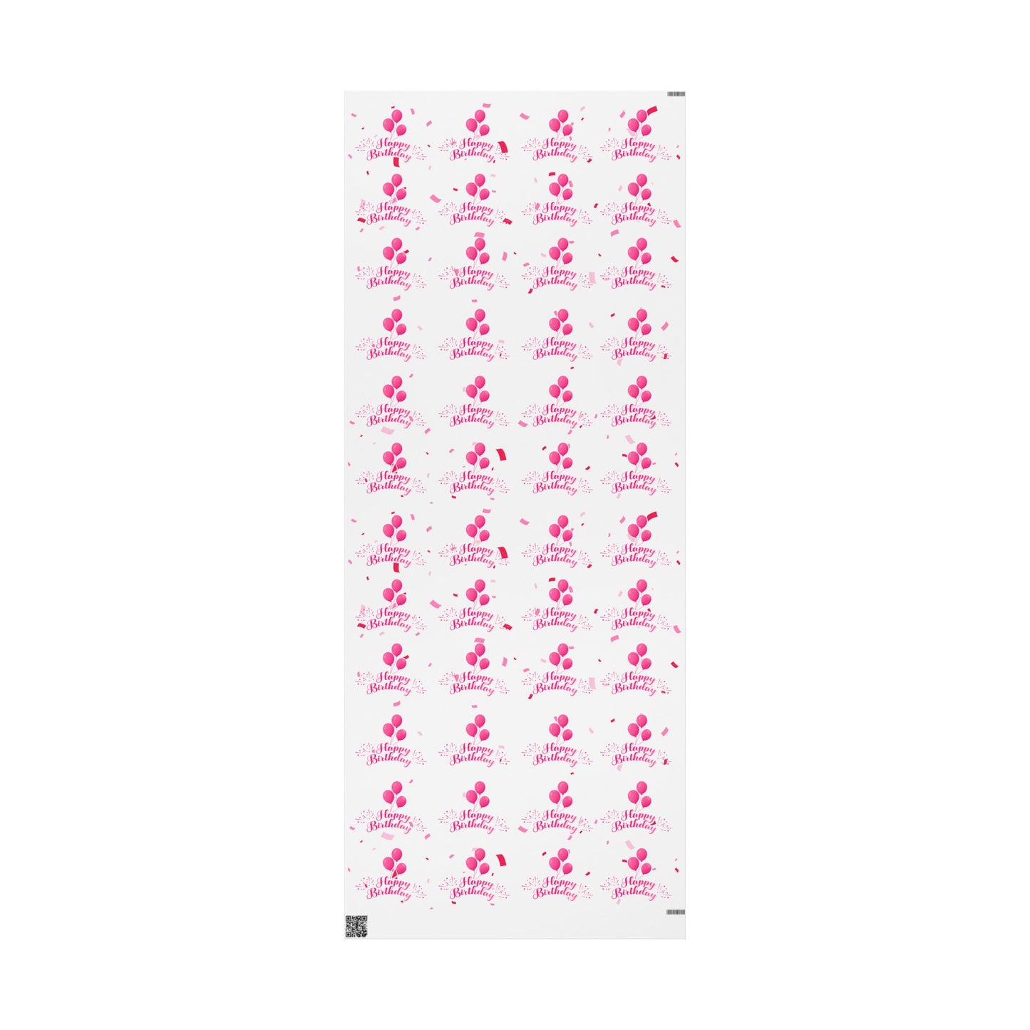Pink Birthday Wrapping Paper – Cheerful Gift Wrap for Celebrations