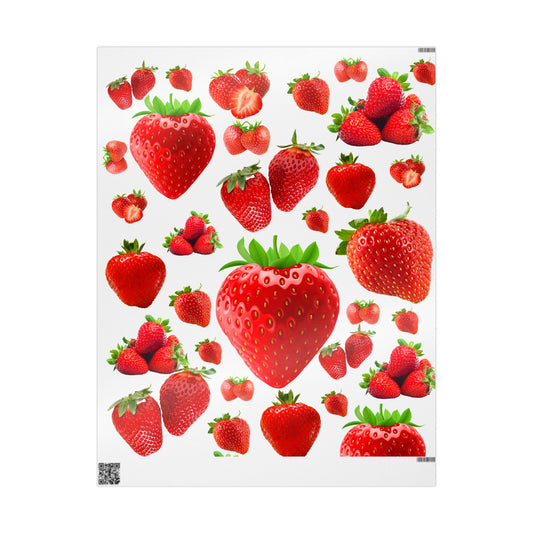 Strawberry Delight Wrapping Paper