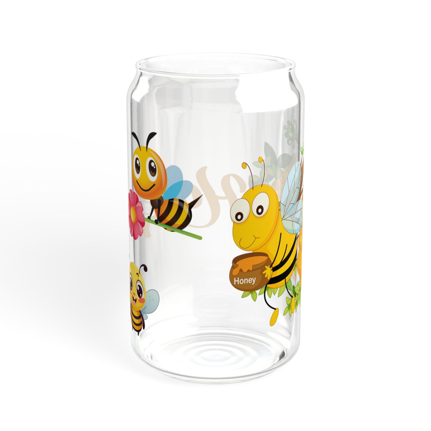 Sunny Sips 16oz Sunflower Sipper Glass Cheerful | Eco-Friendly | Nature-Inspired | Perfect for Everyday Use