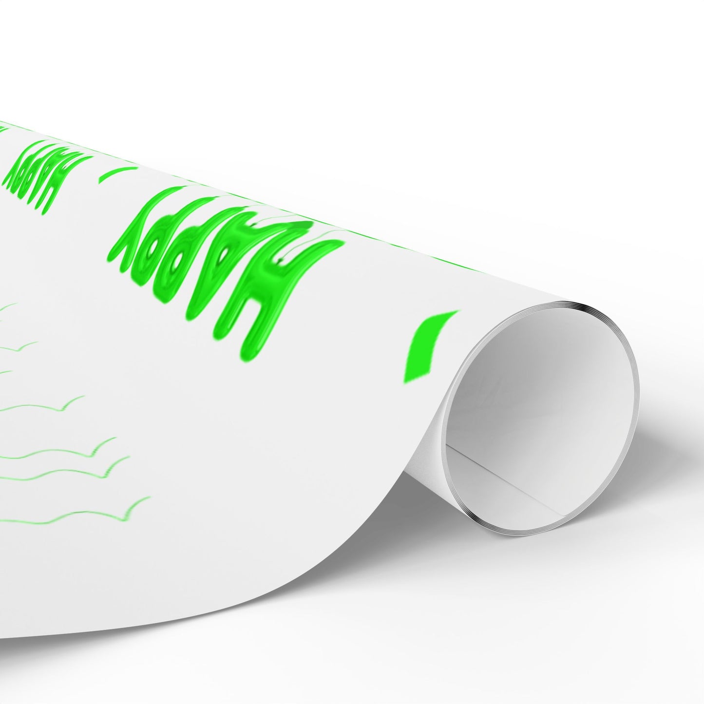 Green Birthday Wrapping Paper Festive Gift Wrap for Parties