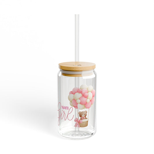 Vote Girl Drink Glass 16oz Eco Friendly Glass
