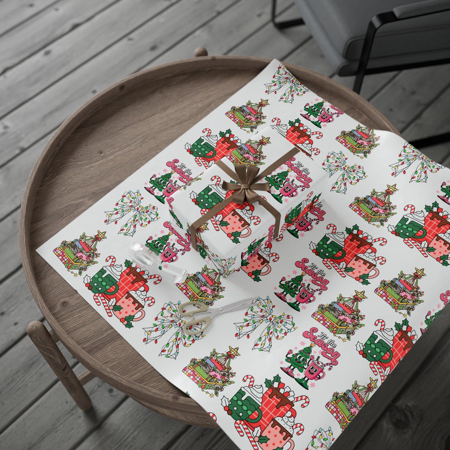 Classic Christmas Wrapping Paper – Festive Gift Wrap Sheets