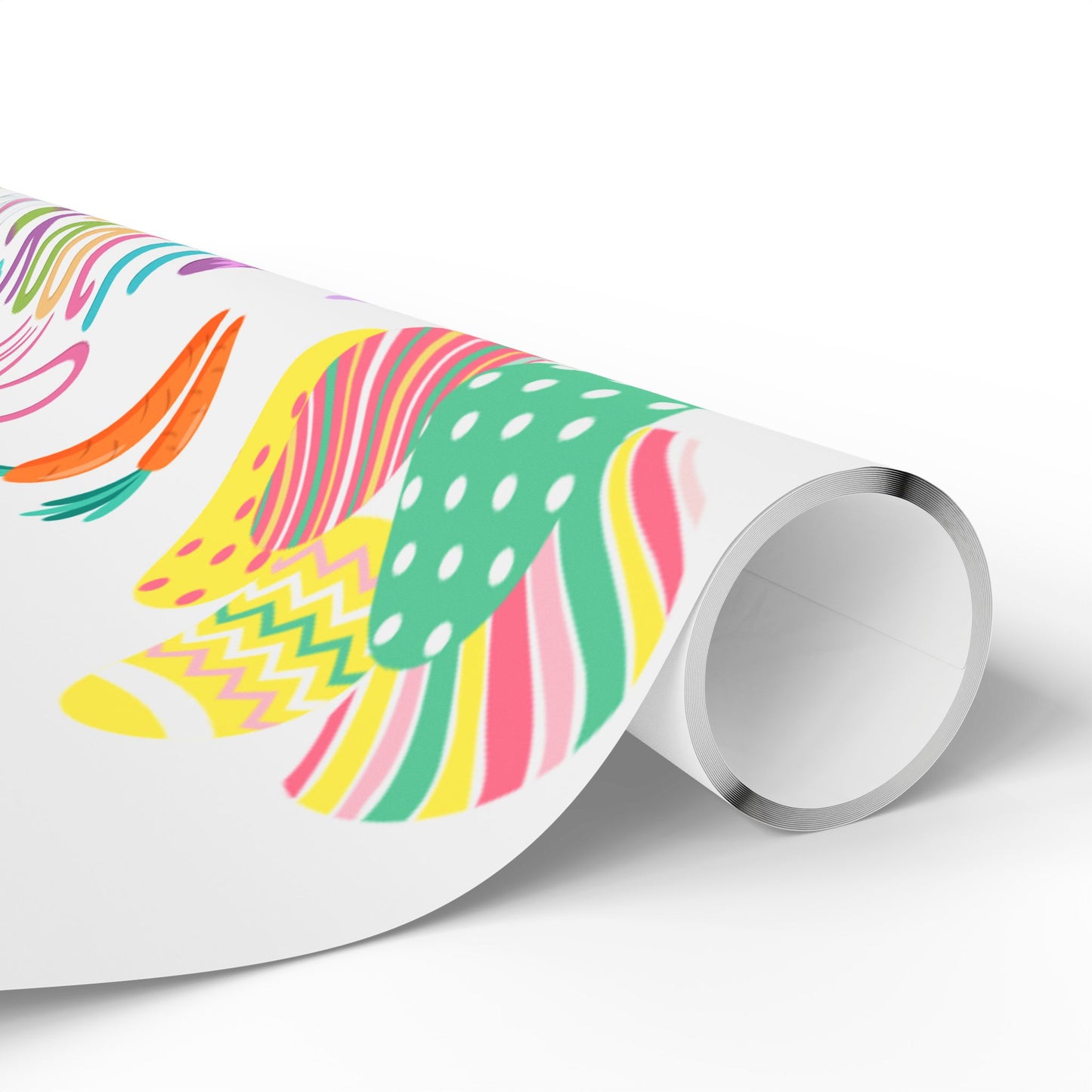 Happy Easter Bunny Wrapping Paper – Floral Spring Gift Wrap