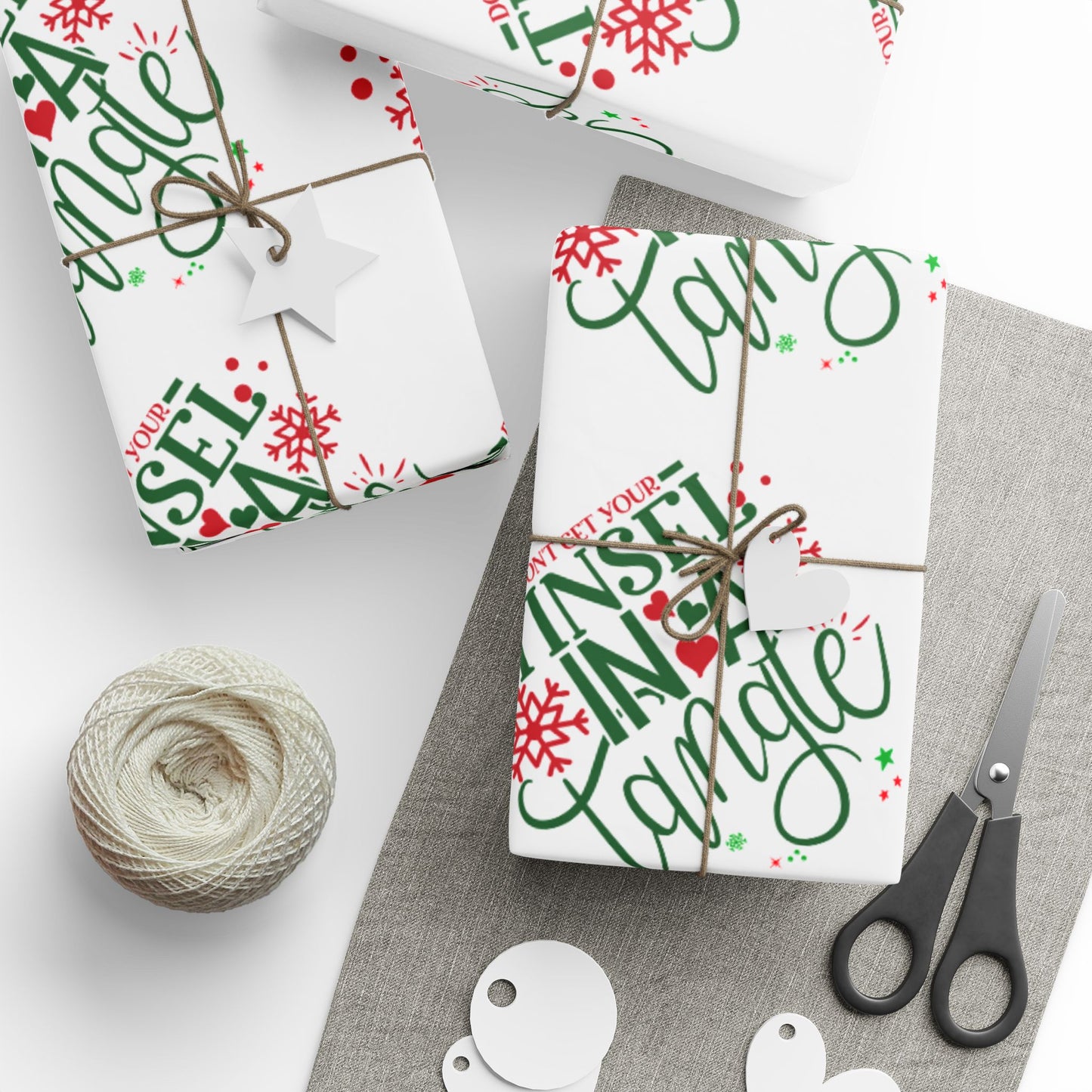 Festive Wrapping Paper Seasonal Gift Wrap for Holidays and Celebrations