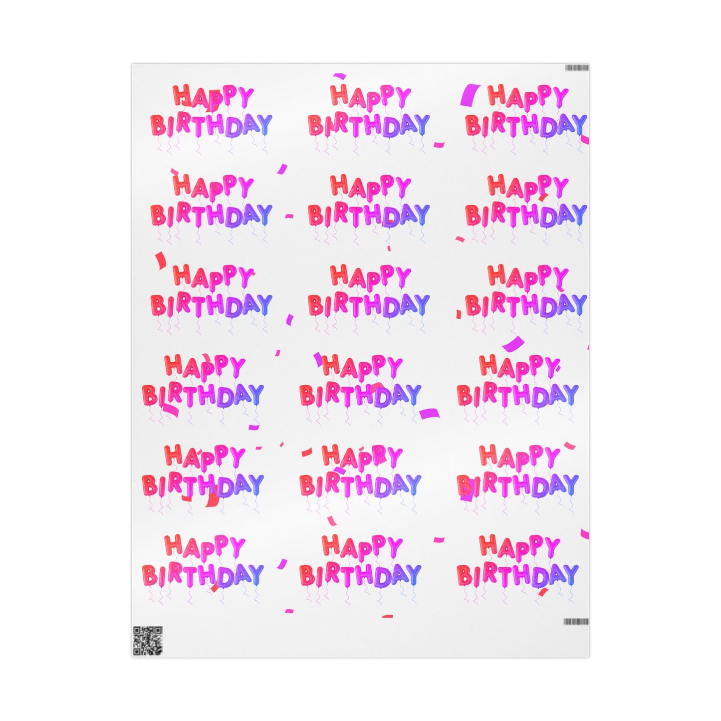 Bright Birthday Wrapping Paper