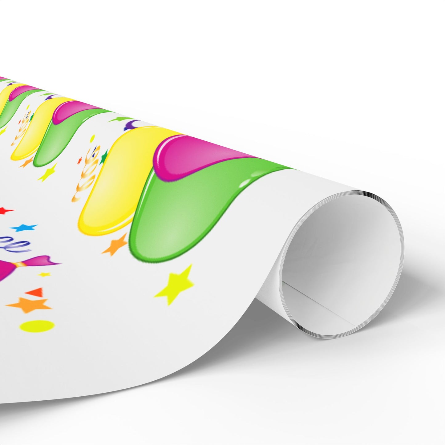 Colorful Balloons Wrapping Paper Party Gift Wrap Sheets